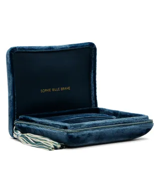 Sophie Bille Brahe Lily Bleu ベルベット ジュエリーボックス - サムネイル2