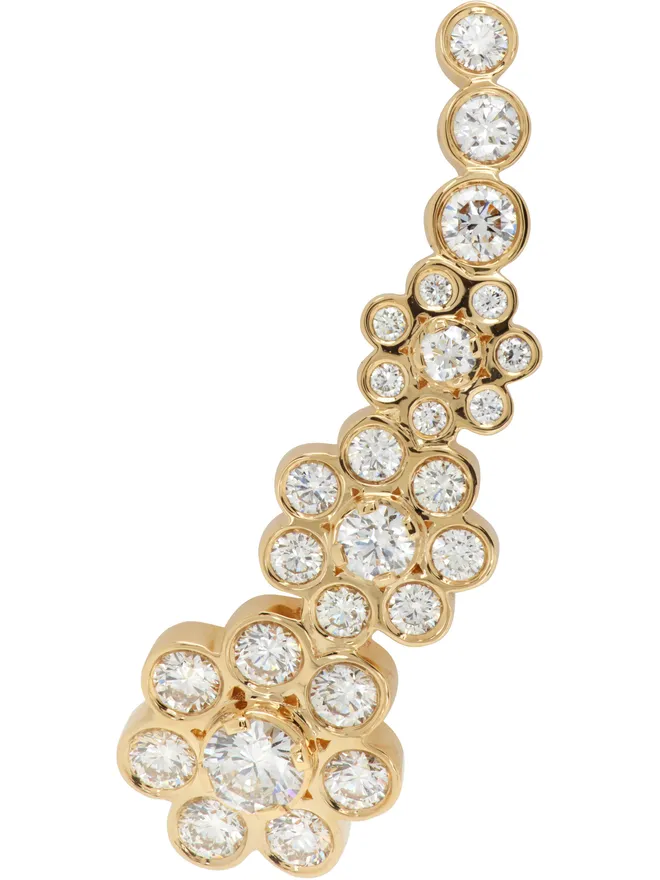 Sophie Bille Brahe Sophie Bille Brahe Croissant Fleur シングルピアスの商品画像