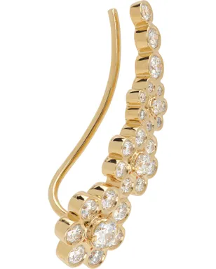 Sophie Bille Brahe Croissant Fleur シングルピアス - サムネイル2