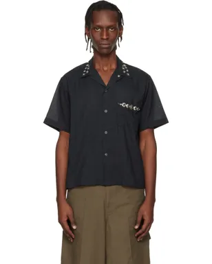 Toga Virilis Plain Weave Metal 半袖 シャツ - サムネイル1