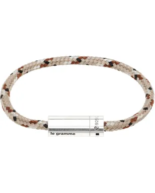 Le Gramme ベージュ 'le 7g' Technical Nato Cable ブレスレット - サムネイル1
