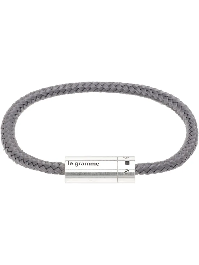 Le Gramme Le Gramme グレー 'le 7g' Nato Cable ブレスレットの商品画像