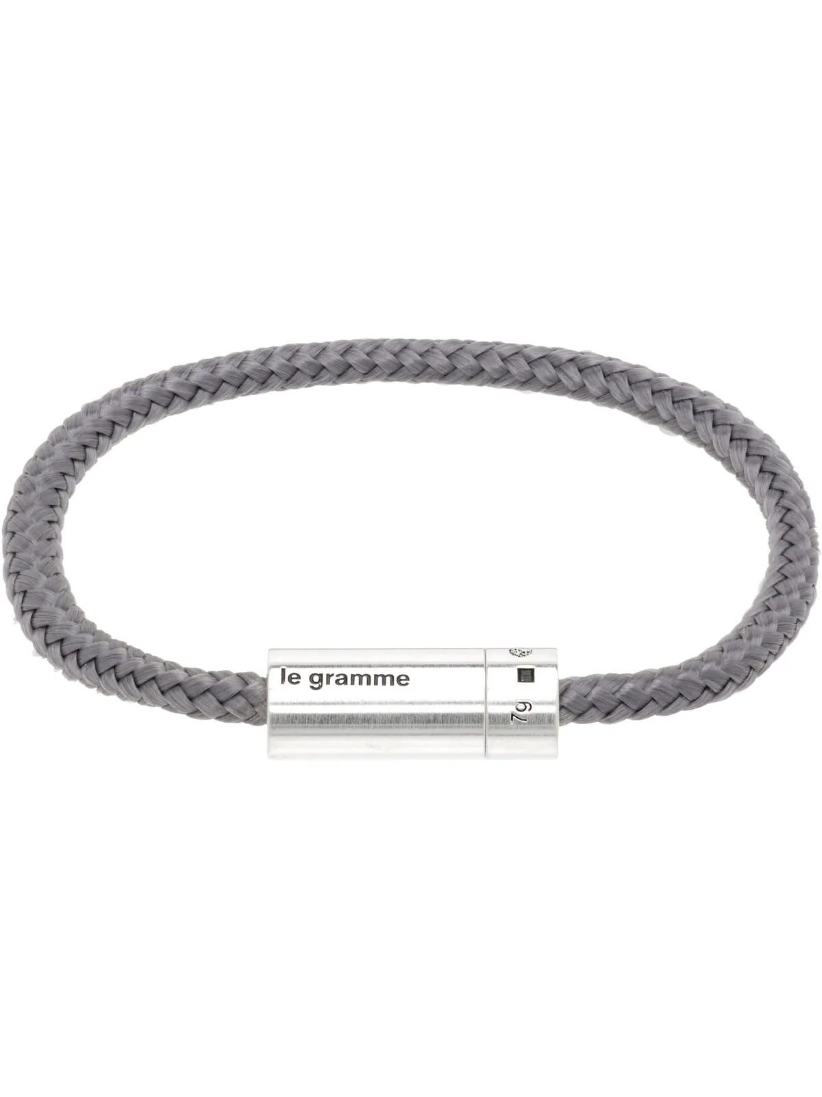 Le Gramme グレー 'le 7g' Nato Cable ブレスレット - 画像1