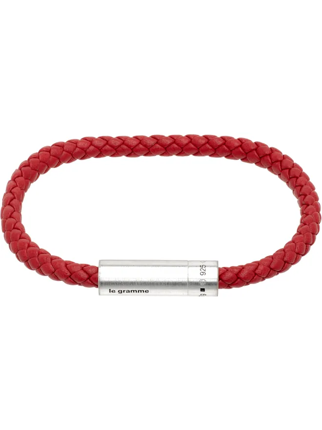 Le Gramme Le Gramme Leather Cable 'le 7g' ブレスレットの商品画像