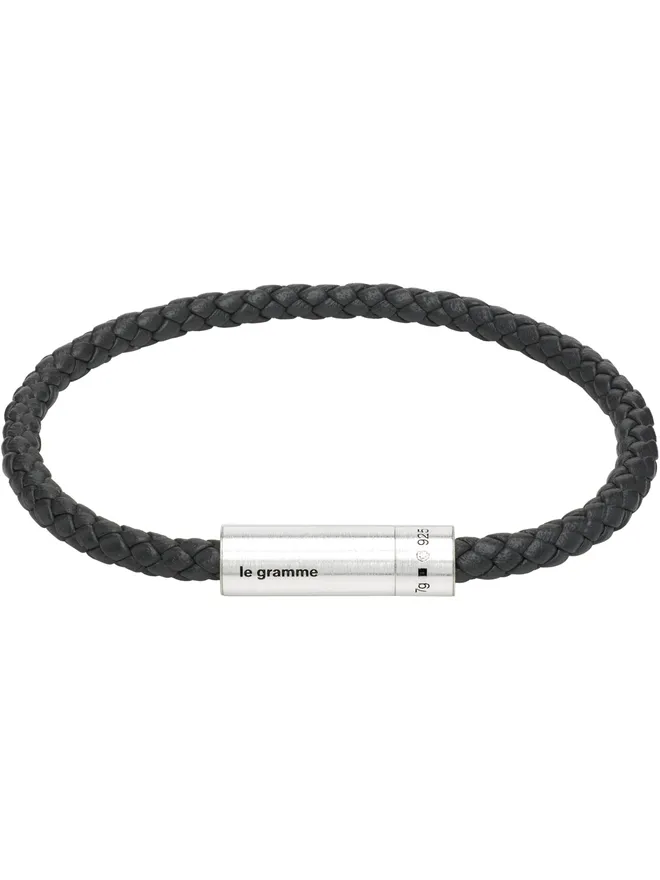 Le Gramme Le Gramme 'Le 7g' Leather Cable ブレスレットの商品画像