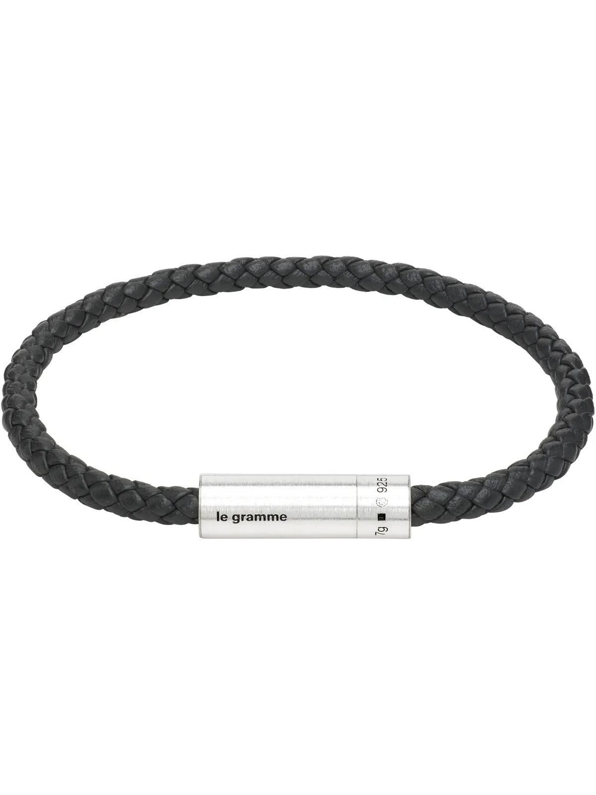 Le Gramme 'Le 7g' Leather Cable ブレスレット - 画像1
