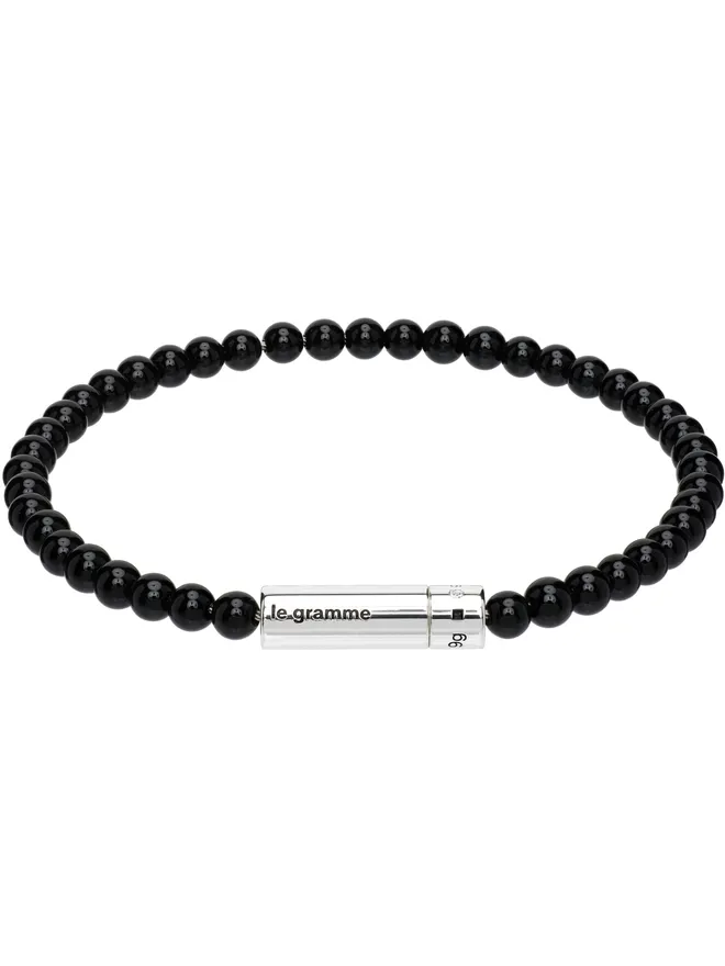 Le Gramme Le Gramme 'Le 11g' Onyx Beads ブレスレットの商品画像
