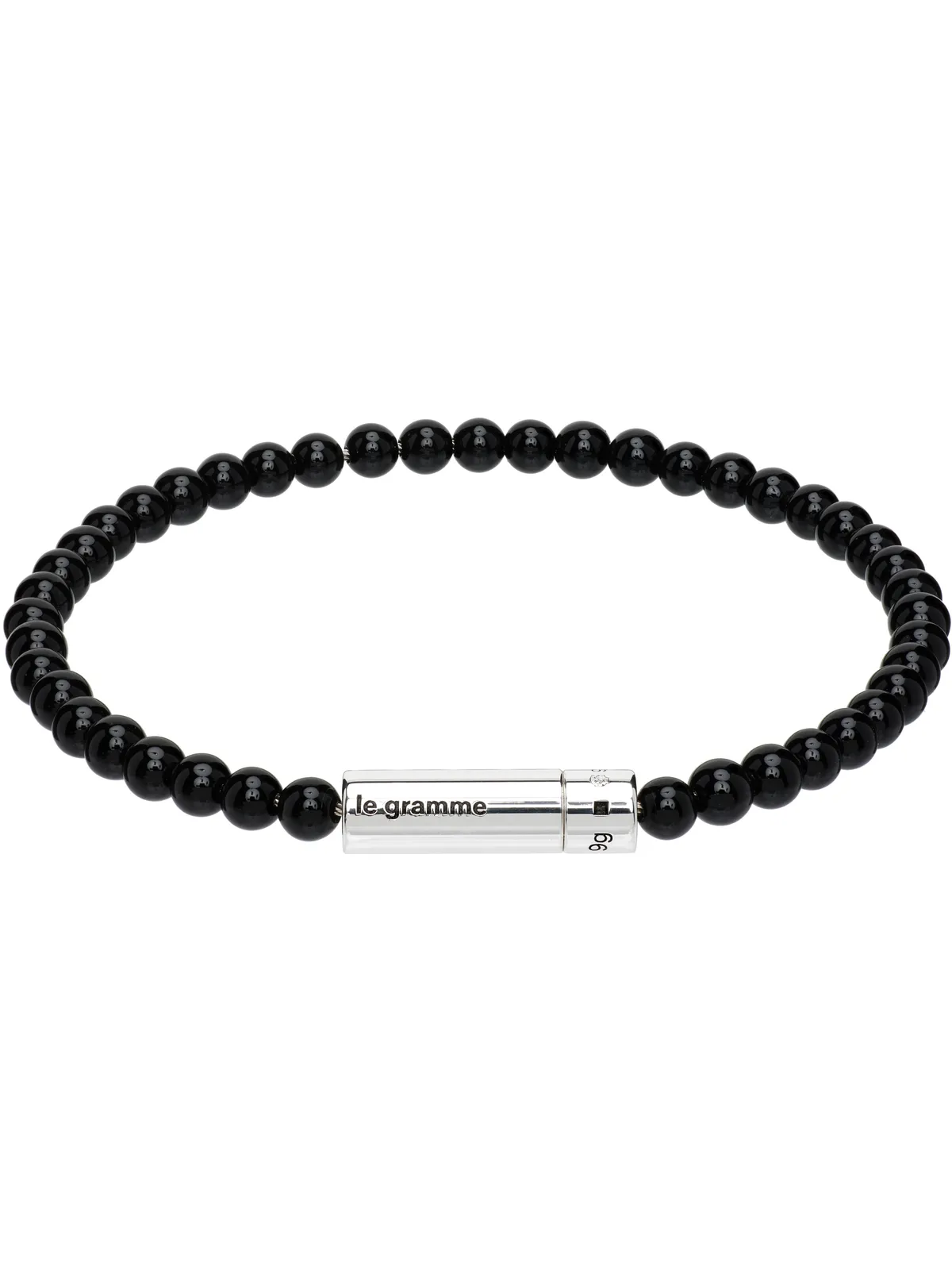 Le Gramme 'Le 11g' Onyx Beads ブレスレット - 画像1