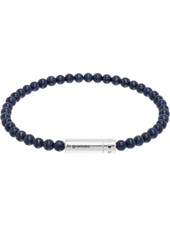 Le Gramme Le Gramme 'le 11g' ラピスラズリ ビーズ ブレスレットの商品画像