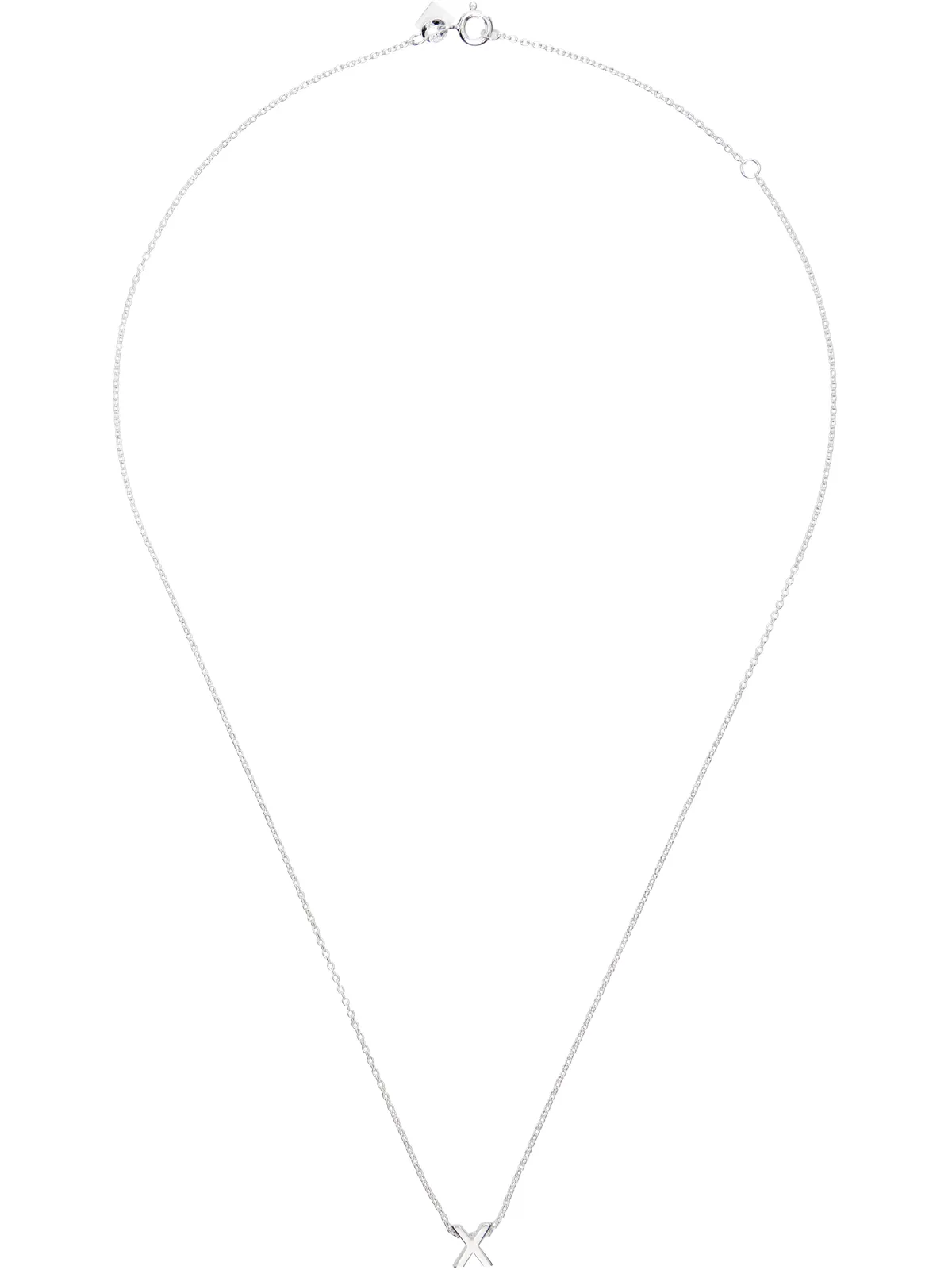 Le Gramme Alphabet 'X' ネックレス - 画像1