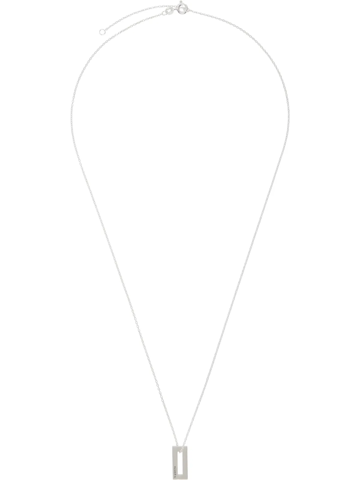 Le Gramme Rectangle 'le 1.5g' ネックレス - 画像1