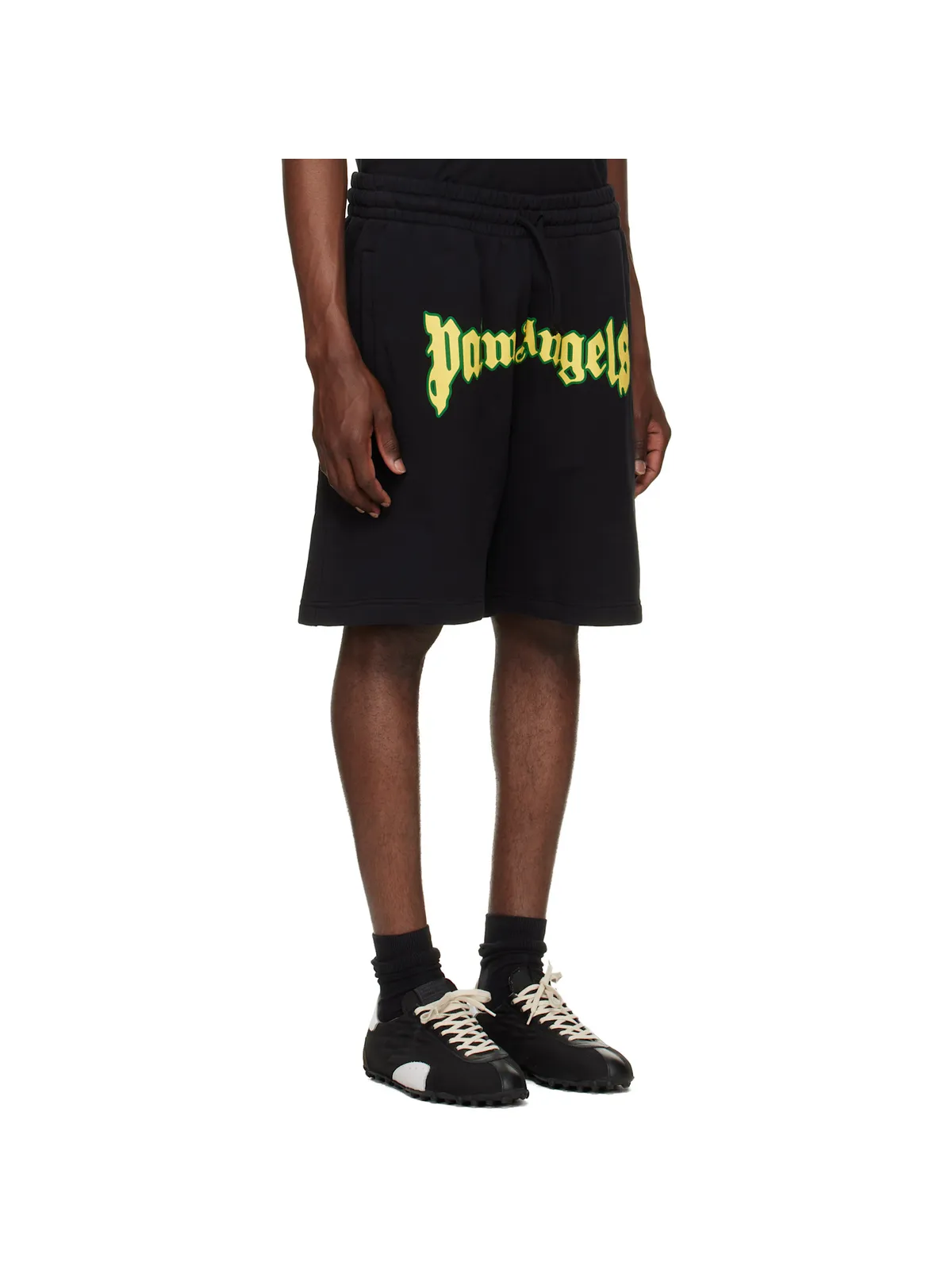 Palm Angels Outline Logo スウェットショートパンツ - 画像2