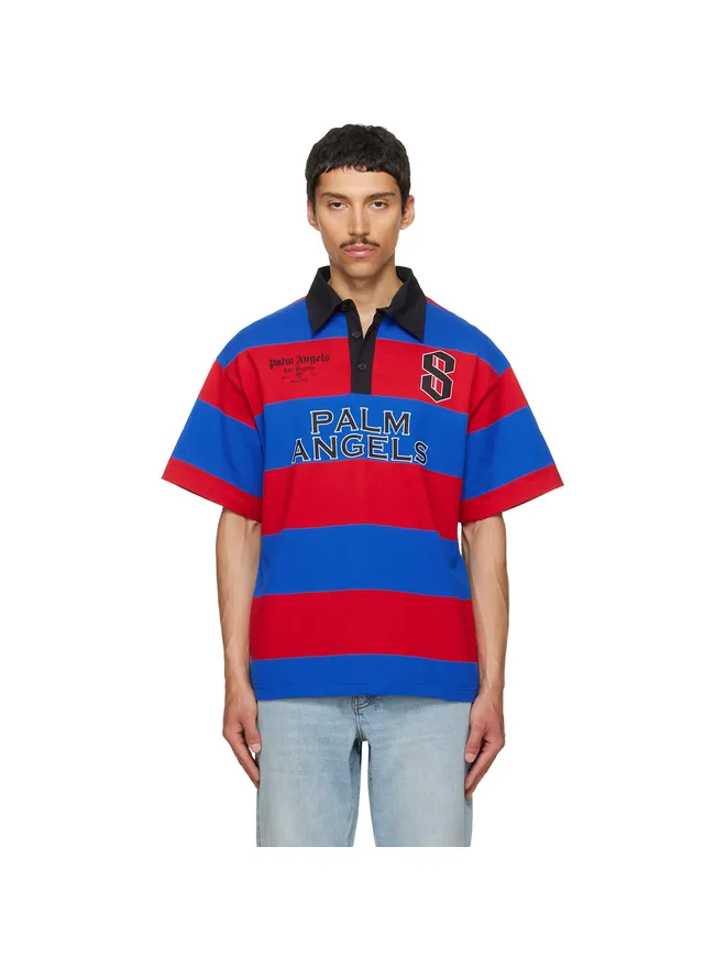 Palm Angels Palm Angels CB Palm Sport ボーダー 半袖ポロシャツの商品画像