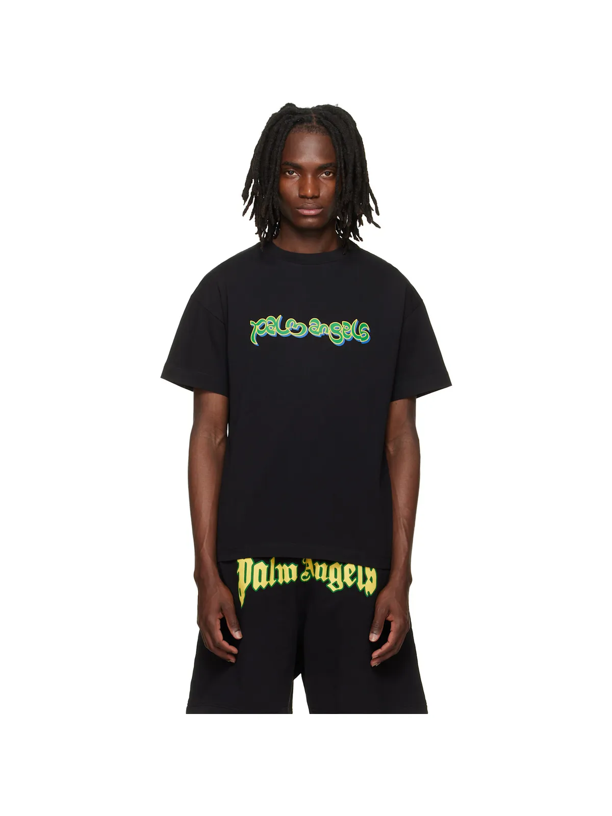 Palm Angels Thai ロゴ Tシャツ - 画像1