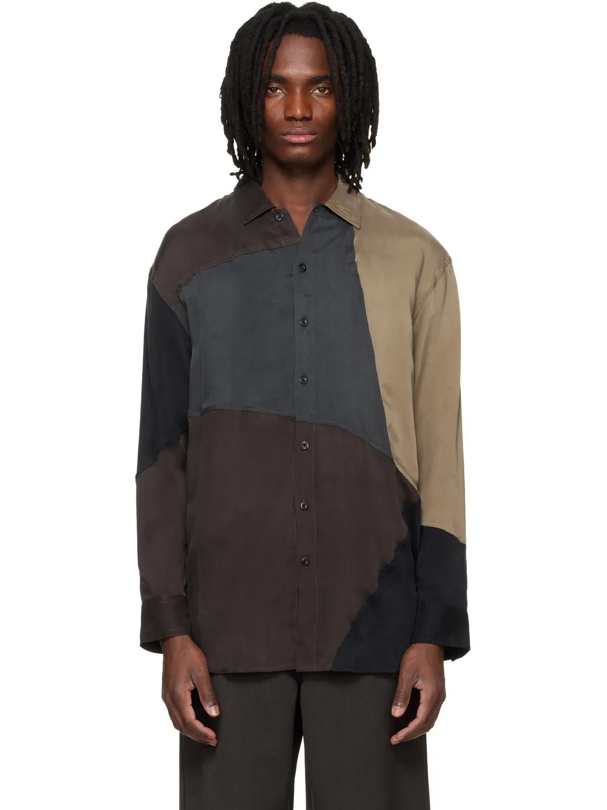 Song for the Mute L/S オーバーサイズ シャツ - 画像1