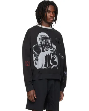 Song for the Mute 'Peaking Kid' Relaxed Pullover スウェットシャツ - サムネイル2