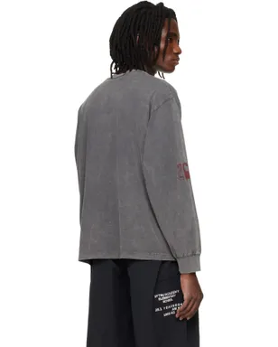 Song for the Mute 'Scribble' Oversized クルーネック プルオーバー Tシャツ - サムネイル3