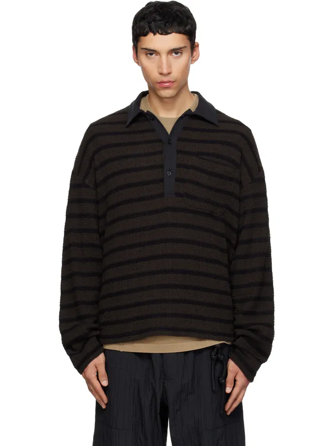 Song for the Mute Song for the Mute Piano L/S ニットポロシャツの商品画像
