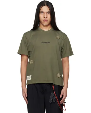 Song for the Mute Birkenstockエディション 'The Gardener' クロシェ フラワー Tシャツ - サムネイル1