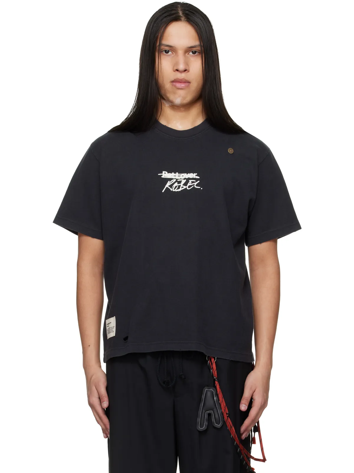 Song for the Mute Birkenstockエディション 'The Rebel' ディストレス Tシャツ - 画像1
