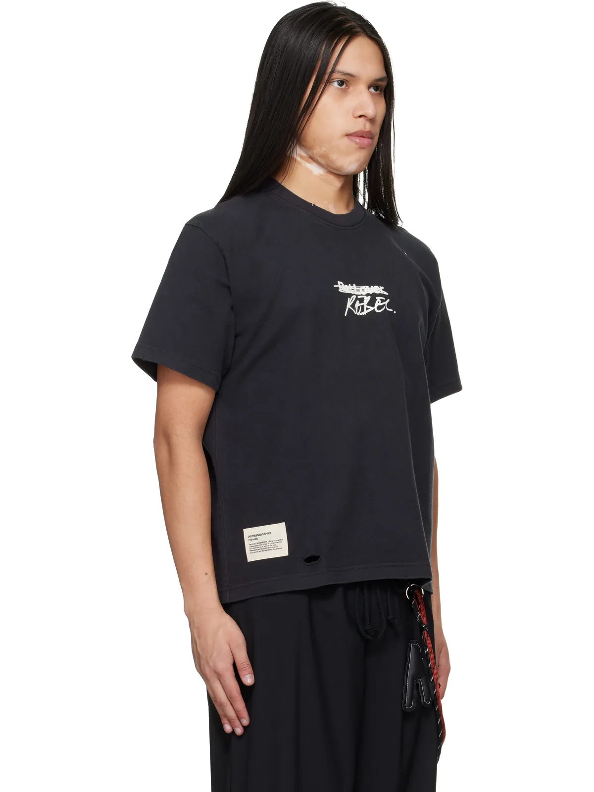 Song for the Mute Birkenstockエディション 'The Rebel' ディストレス Tシャツ - 画像2