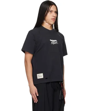 Song for the Mute Birkenstockエディション 'The Rebel' ディストレス Tシャツ - サムネイル2