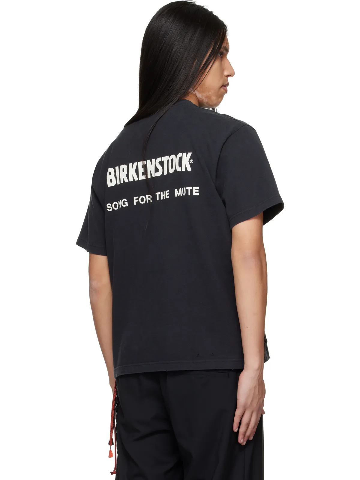 Song for the Mute Birkenstockエディション 'The Rebel' ディストレス Tシャツ - 画像3