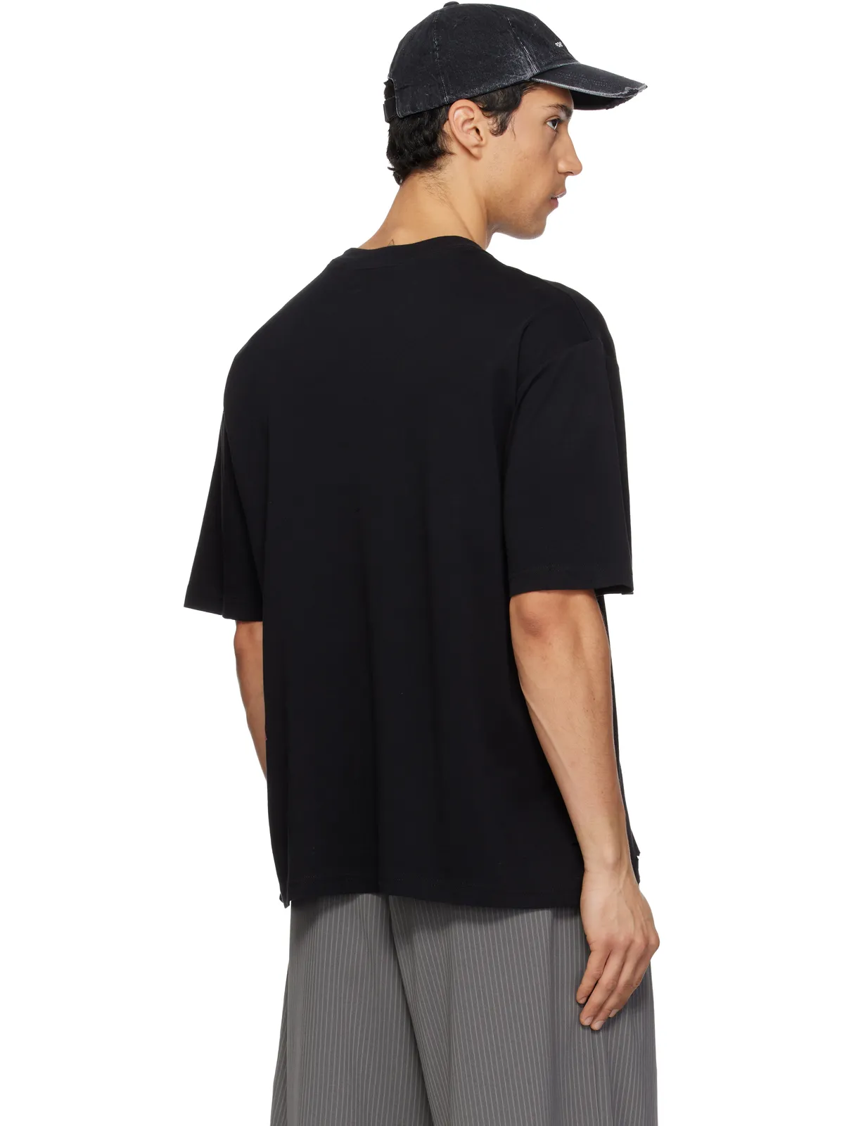 Song for the Mute ロゴ オーバーサイズ Tシャツ - 画像3