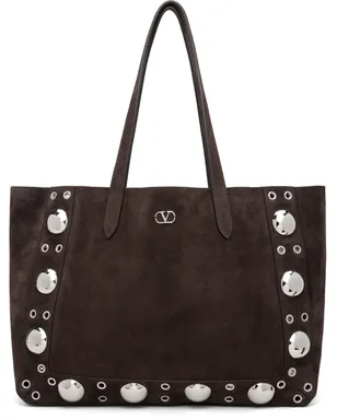 Valentino Garavani ラージ Nellcote Shopping スエード バッグ - サムネイル1