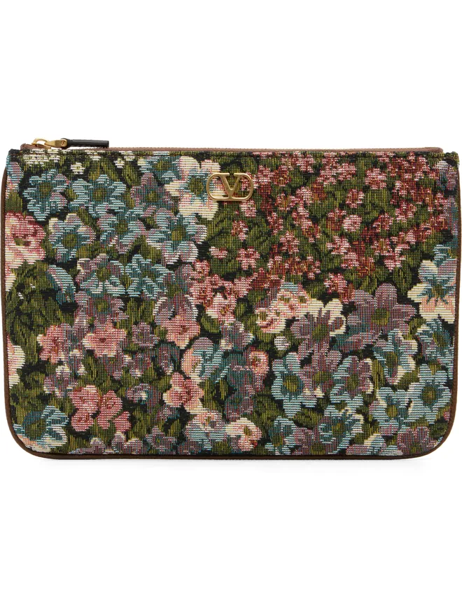 Valentino Garavani Valentino Garavani ミディアム Vlogo Signature フラットポーチの商品画像