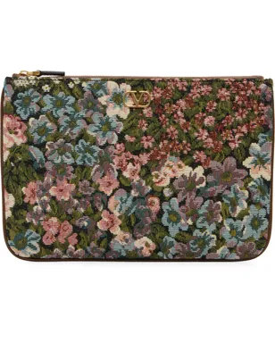 Valentino Garavani ミディアム Vlogo Signature フラットポーチ - サムネイル1