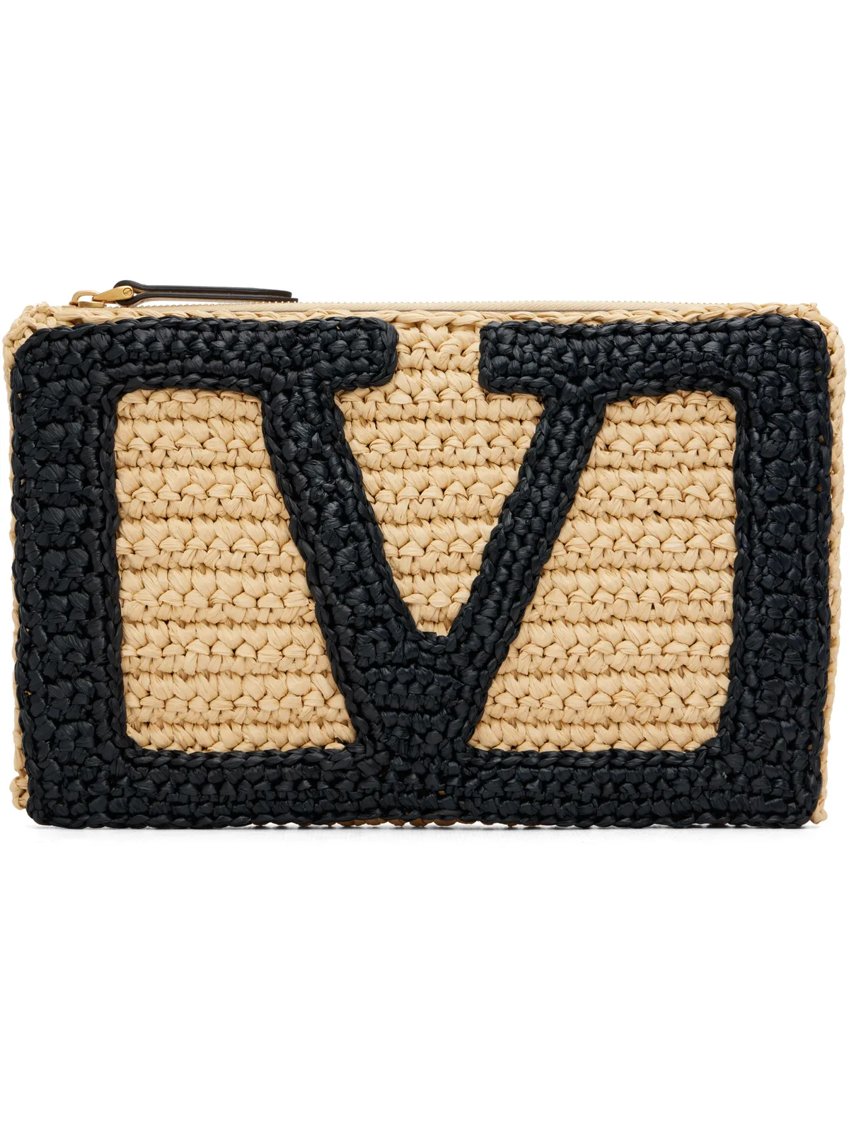 Valentino Garavani Viva Superstar ラフィア ポーチ - 画像1