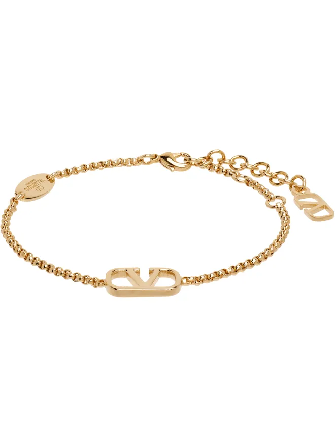 Valentino Garavani Valentino Garavani VLogo Signature Metal ブレスレットの商品画像
