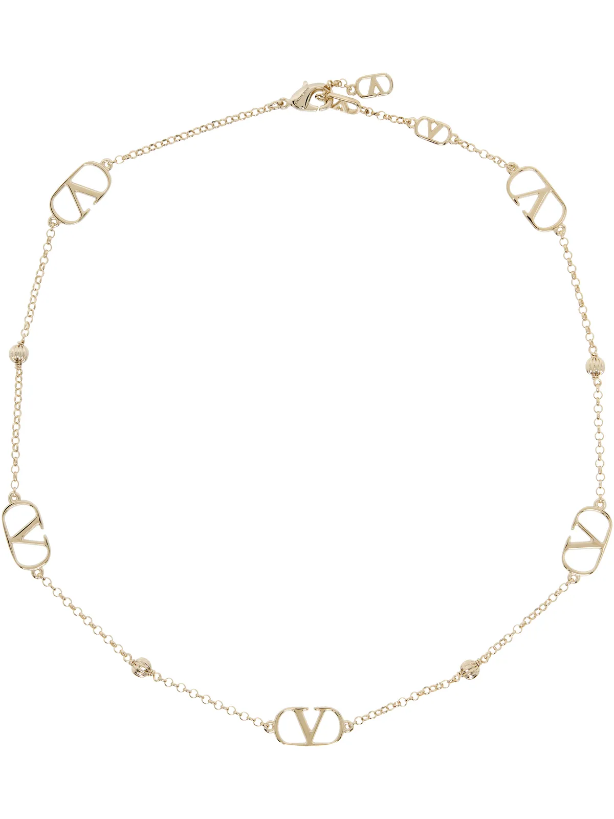 Valentino Garavani VLogo Signature Metal ネックレス - 画像1
