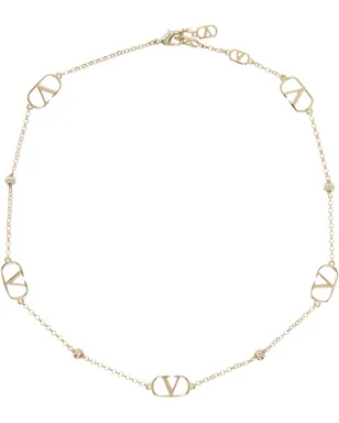 Valentino Garavani VLogo Signature Metal ネックレス - サムネイル1