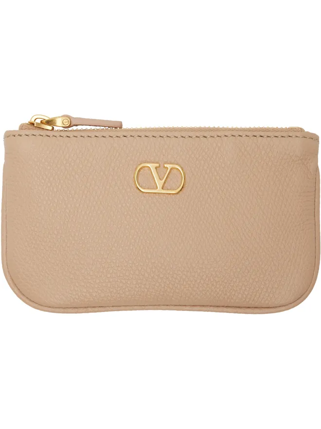 Valentino Garavani Valentino Garavani VLogo Signature Grainy Calfskin コインケースの商品画像