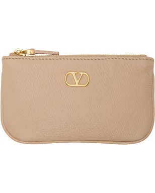 Valentino Garavani VLogo Signature Grainy Calfskin コインケース - サムネイル1