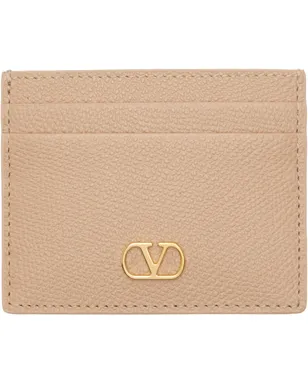 Valentino Garavani VLogo Signature Grainy Calfskin カードケース - サムネイル1