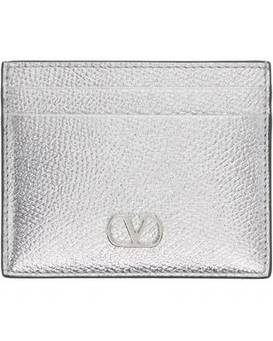 Valentino Garavani VLogo Signature Laminated Grainy Calfskin カードケース - サムネイル1
