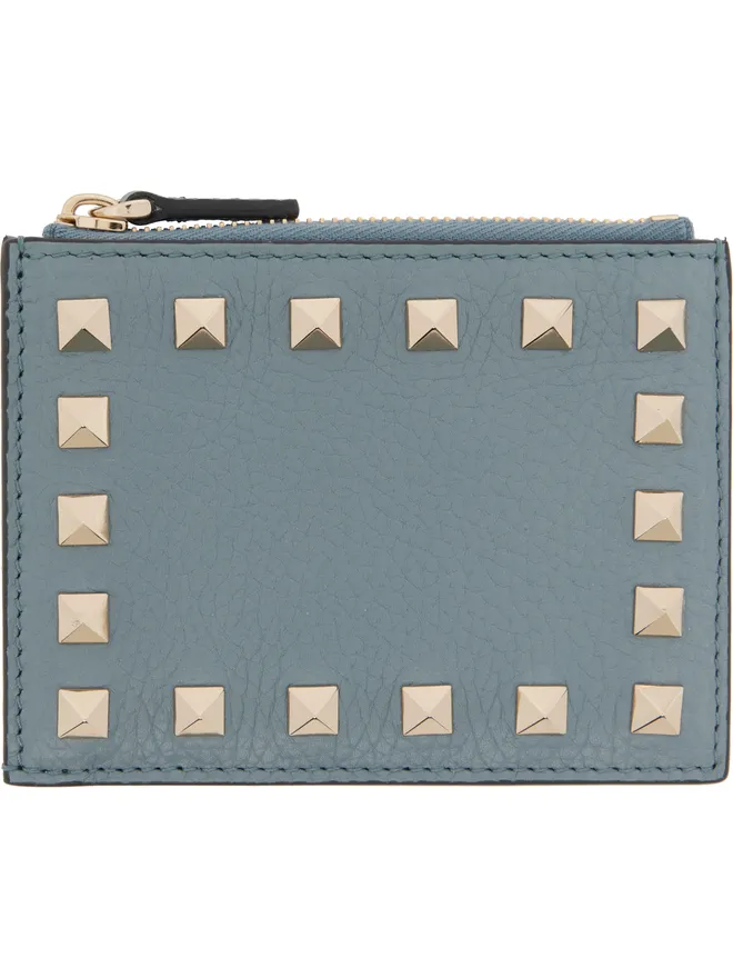 Valentino Garavani Valentino Garavani Rockstud Grainy Calfskin カードケースの商品画像