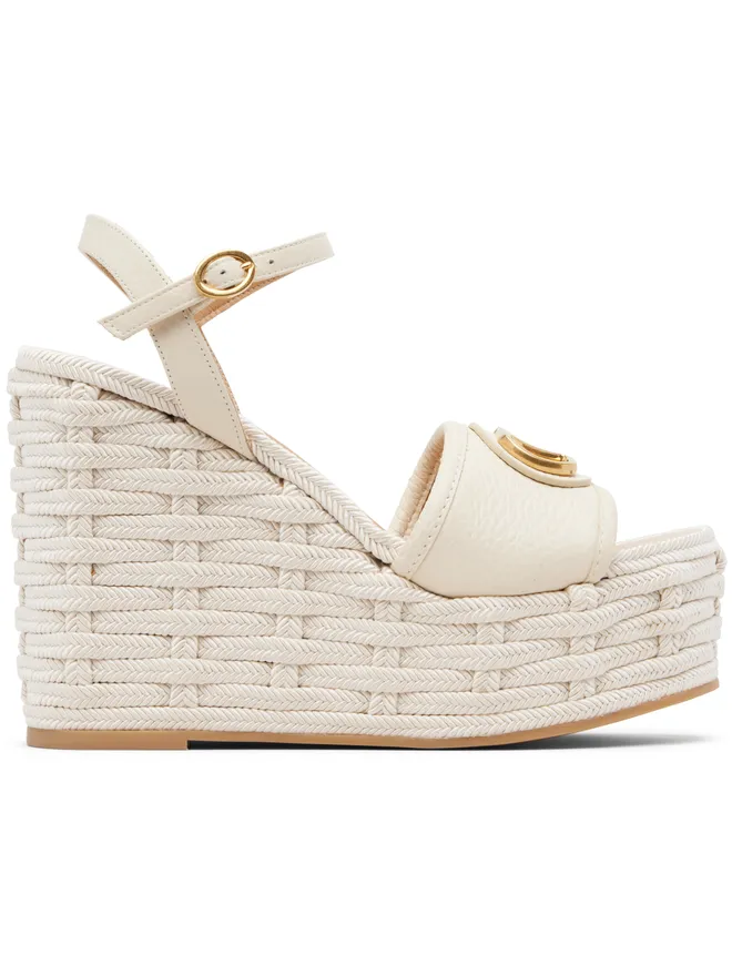 Valentino Garavani Valentino Garavani VLogo Signature ウェッジサンダルの商品画像