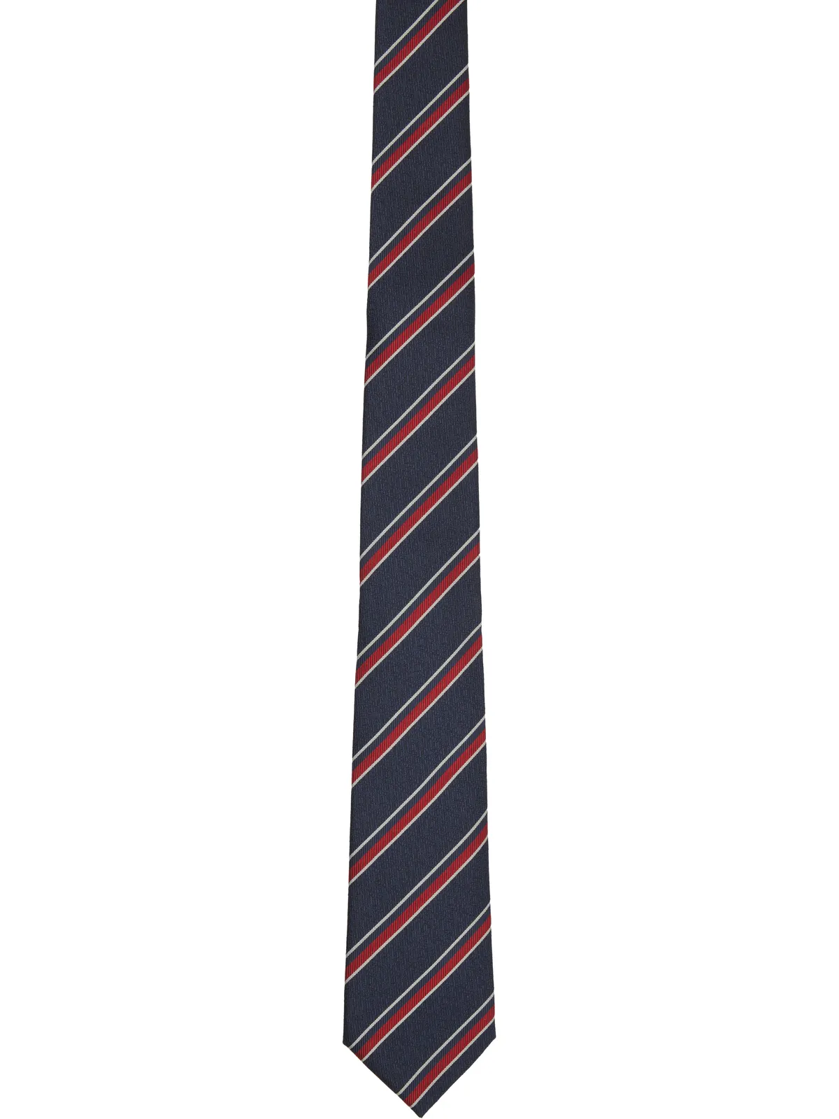 Valentino Garavani Valentie Jacquard Regimental シルク ネクタイ - 画像1