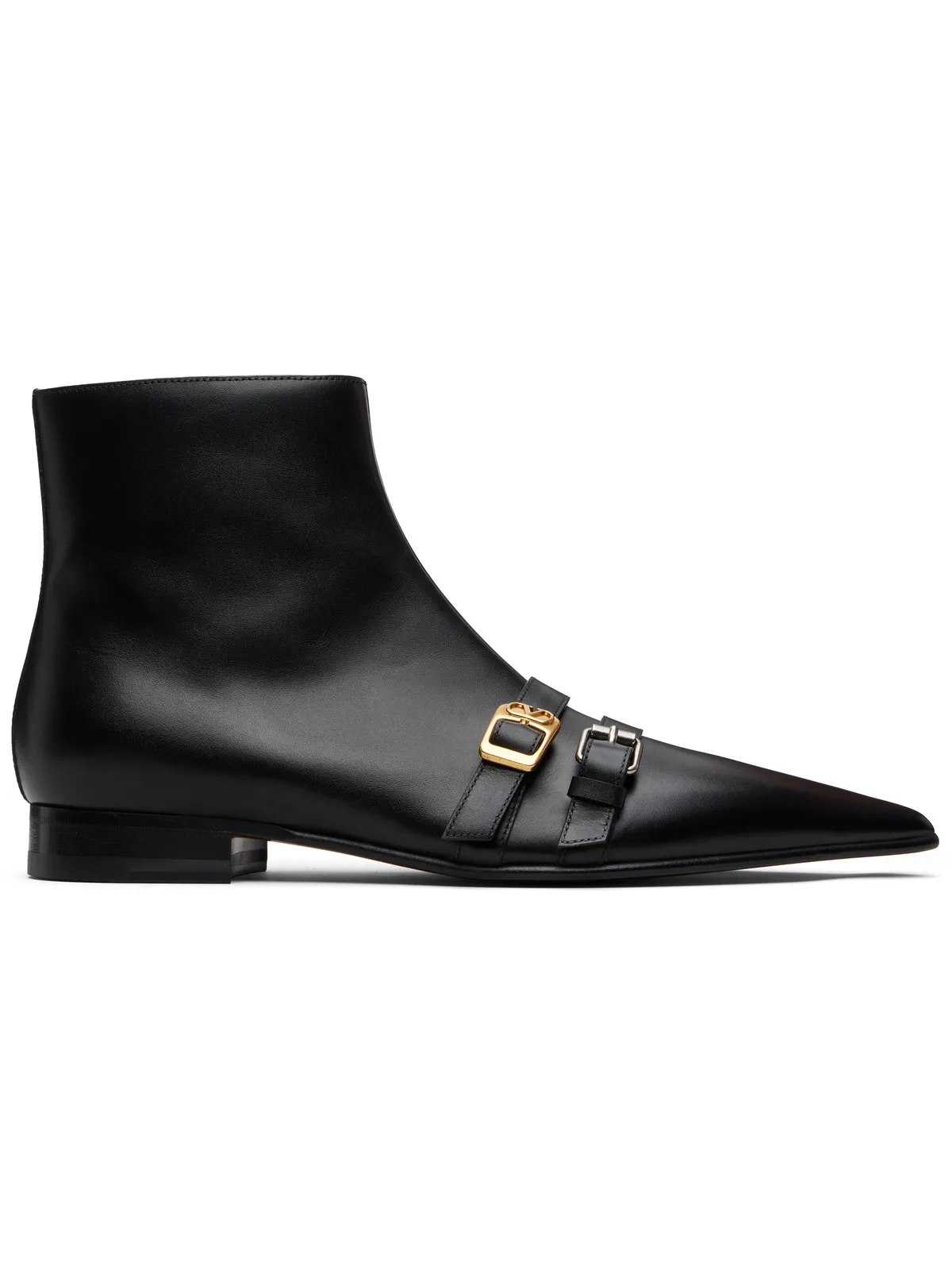 Valentino Garavani Mockers カーフスキン アンクルブーツ - 画像1