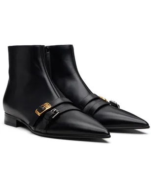 Valentino Garavani Mockers カーフスキン アンクルブーツ - サムネイル4
