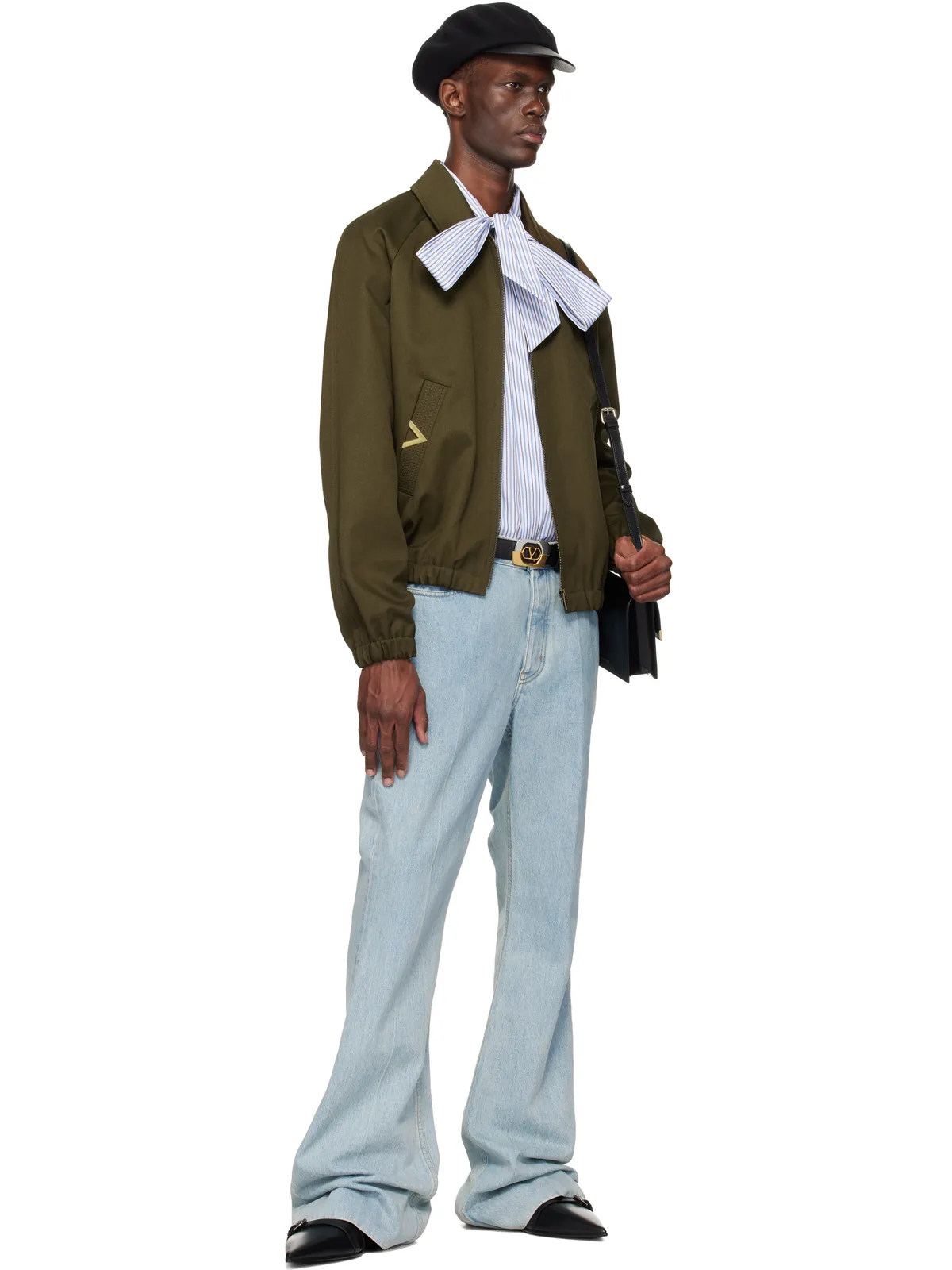 Valentino Garavani Mockers カーフスキン アンクルブーツ - 画像5