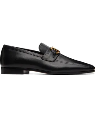 Valentino Garavani VLogo Signature キッドスキン ローファー - サムネイル1