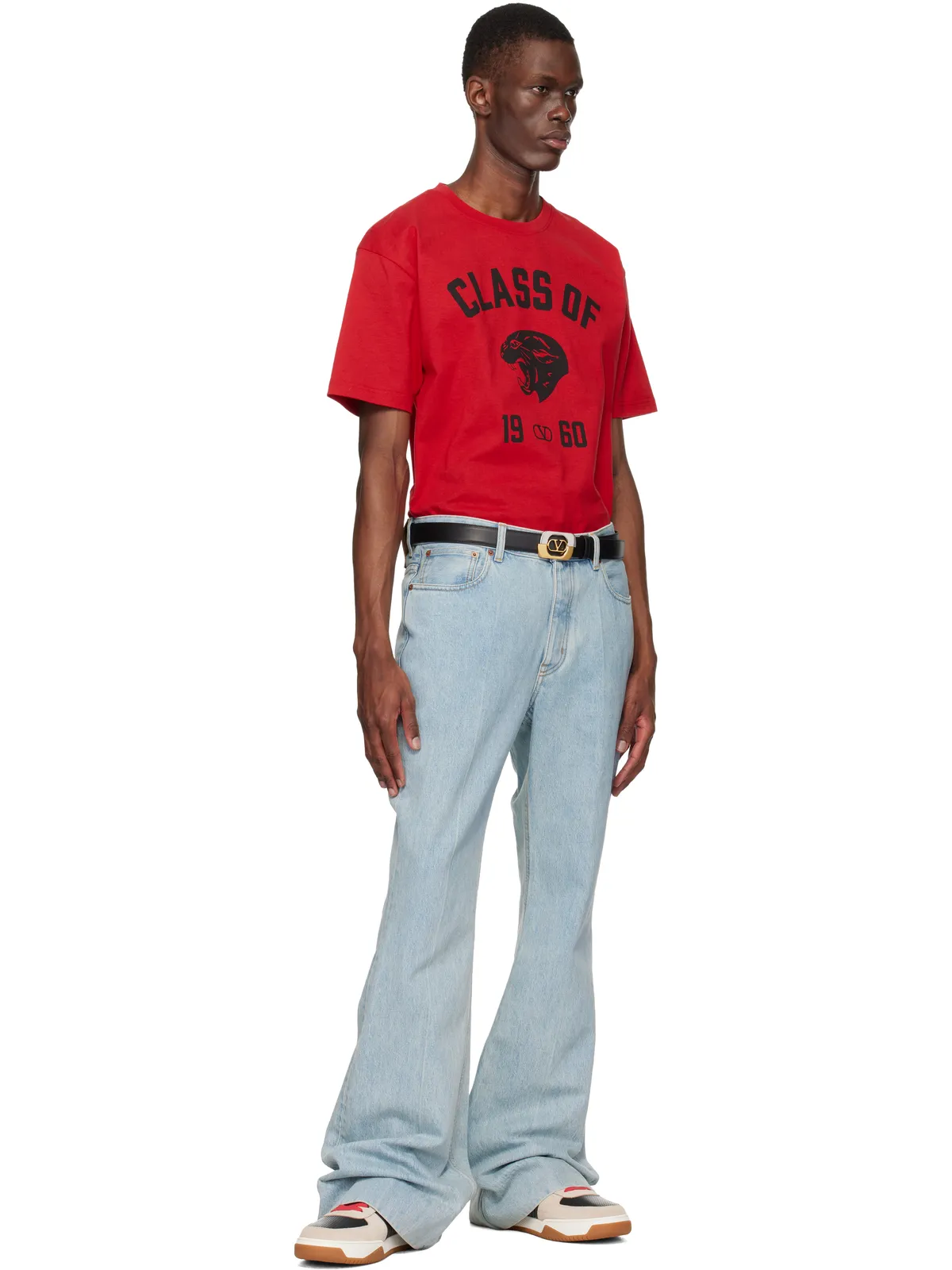 Valentino Garavani Sparry Split レザー＆ナッパ スニーカー - 画像5
