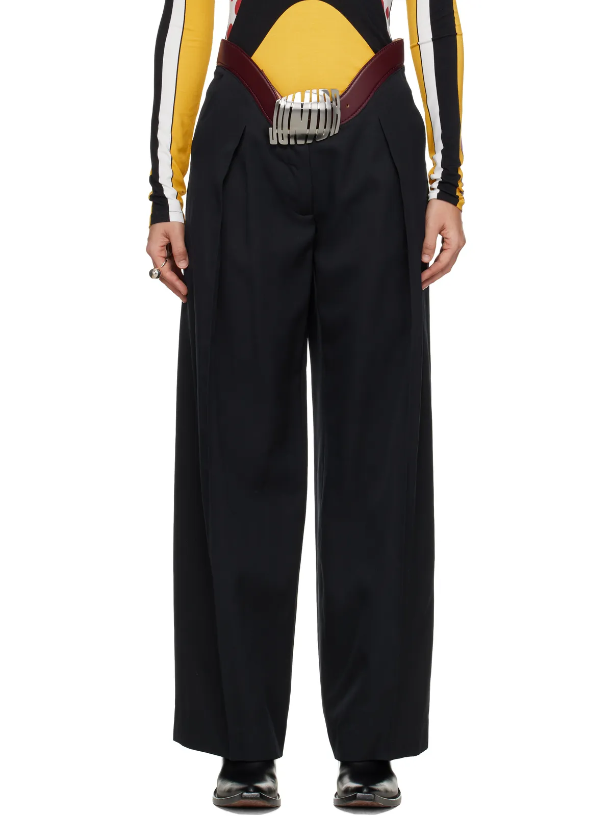 Jean Paul Gaultier 'The Curved Suit' トラウザーズ - 画像1