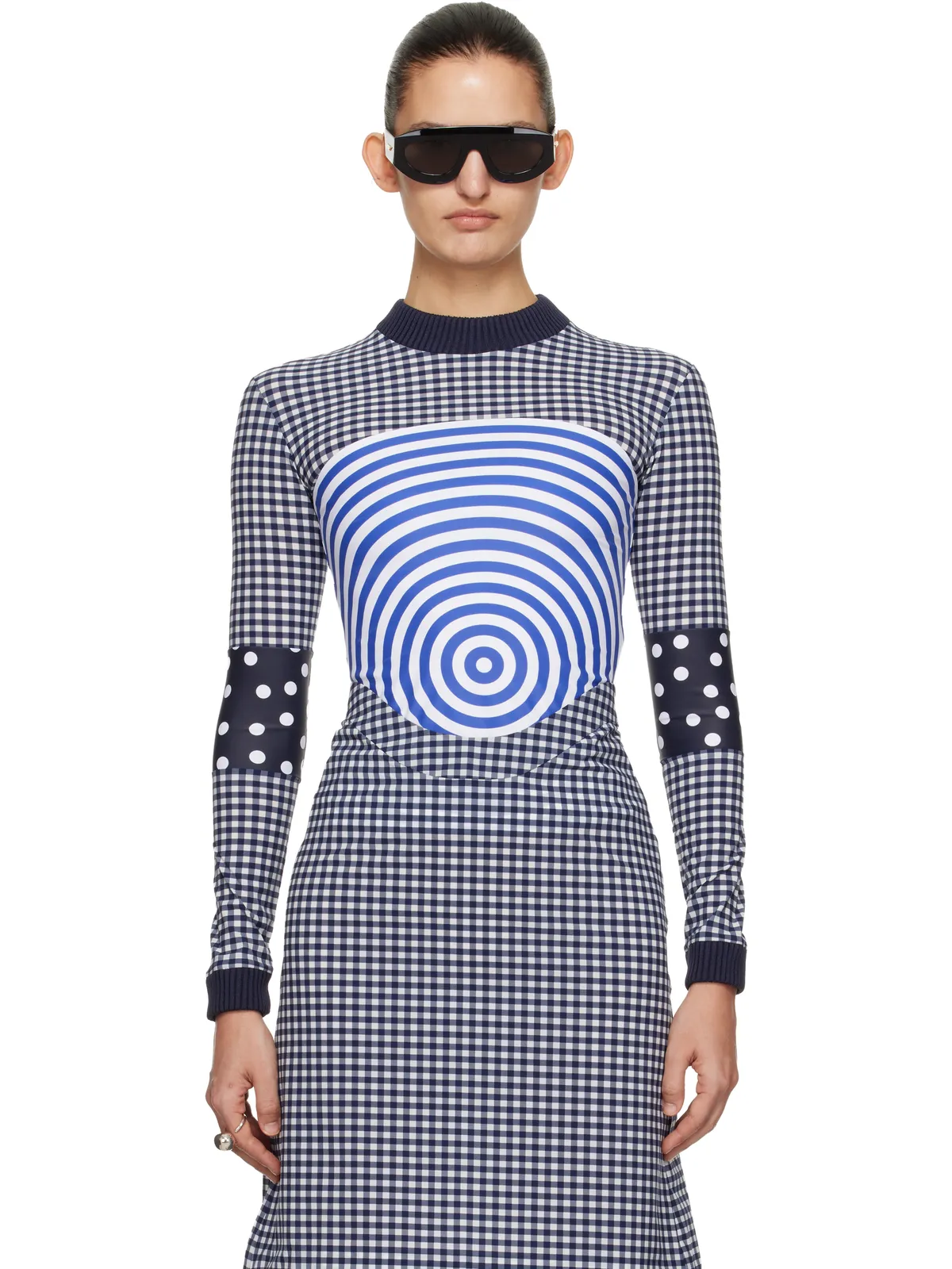 Jean Paul Gaultier 'The Vichy and Target' トップス - 画像1