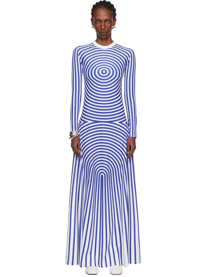 Jean Paul Gaultier Jean Paul Gaultier 'The Long Target' マキシワンピースの商品画像